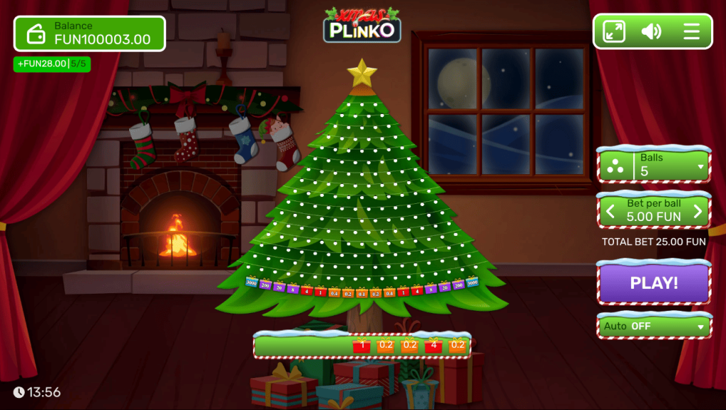 Jak grać w Plinko Xmas