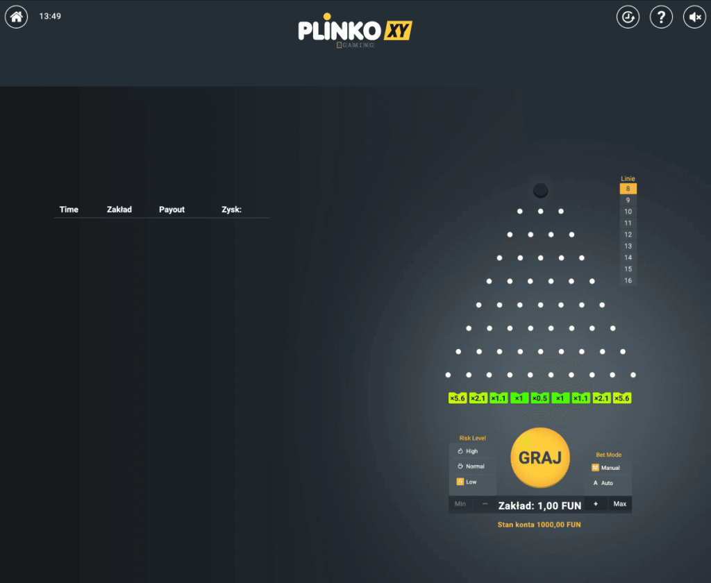 Plinko XY