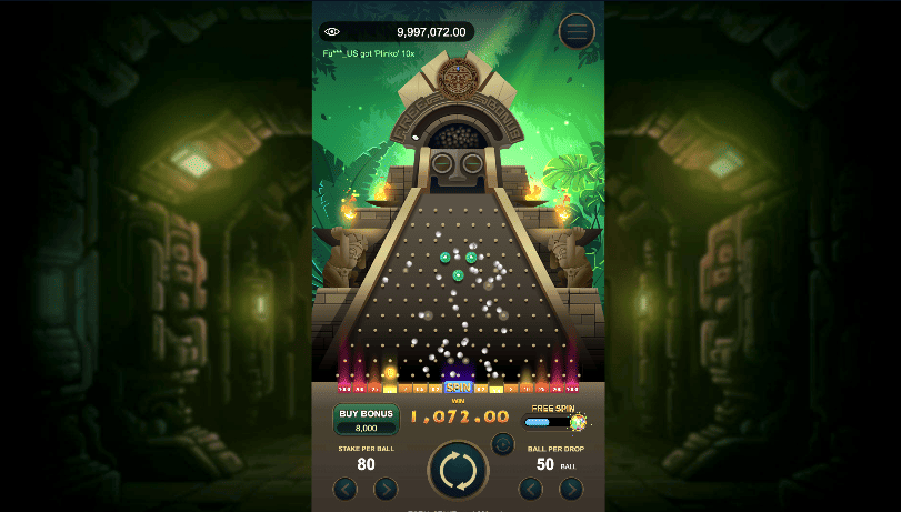 Jak grać w Aztec Plinko