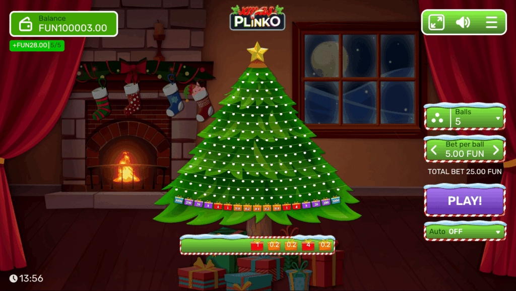 Jak grać w Plinko Xmas